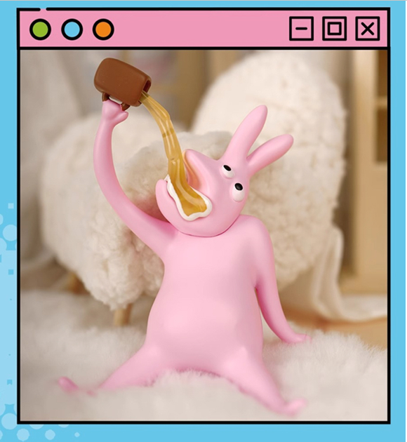 My Friend Rabbit - Abstract Mini