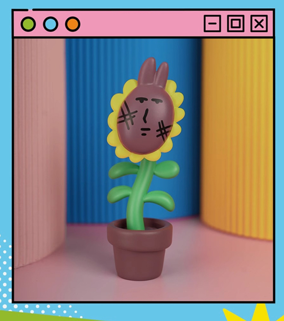 My Friend Rabbit - Abstract Mini