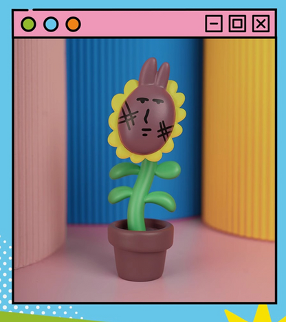 My Friend Rabbit - Abstract Mini
